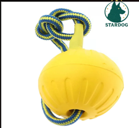 Pelota lanzadora con cuerda