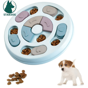 Dispensador de croquetas tipo rompecabezas