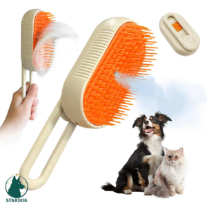 Cepillo doble (cerdas y púas metálicas)